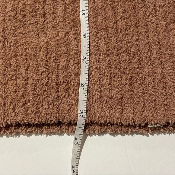 Women's Sincerly Jules Blush Pink Mock Neck Super Soft & Fuzzy Sweater Size L - Picture 9 of 11